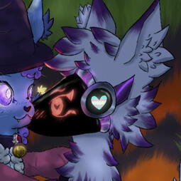 A profile picture derived from commission art of Kay and it's partner